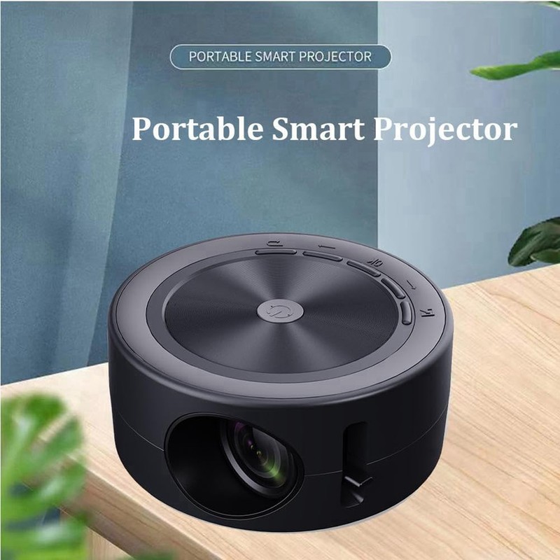 Fahgaer YT200 LED Projector Portable Mini USB Projector with Built-in