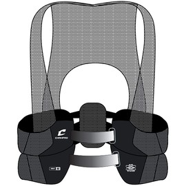 Champro Air Tech 3 Rib Vest (Black, Youth/Medium)