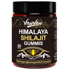 Himalaya Shilajit Gummies with Trace Elements and Fulvic Acid for Men and Women Pure and Natural Vegan 60 Rubbers (1)