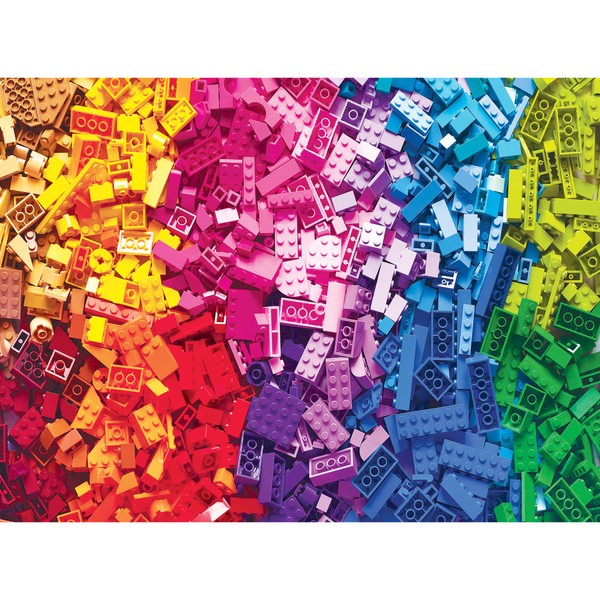 RoseArt Rose Jigsaw Puzzle 1000pc Colorful Building Block Toys