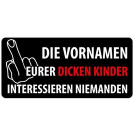 Spaß Kostet Sticker Weatherproof The First Names of Your Thick Children 15 cm Car Bad Funny