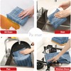 Puomue Microfiber Kitchen Towels and Dishcloths Set, 26 X 18