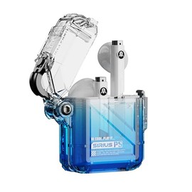 GravaStar Wireless Earphones P5 Bluetooth Earphones with Charging Case, Bluetooth 5.3 Stereo Earphones In-Ear Built-in Microphone, Interchangeable Charging Case, Type C