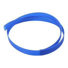 Aicosineg Wire Braided Protective Sleeve for Cable Split Power Cord Protection Flame Retardant Cable Manage Blue 7/9inch 3ft 1Pcs