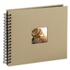 Hama Fine Art Spiral Taupe 28x24 50 Black Pages 113681,