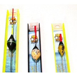 Behr Ready Fishing Set for Tipping Fishing Fully Pre-Assembled 3 Different Sizes and Shapes + Free Petri Heil! Sticker (Set 4)