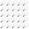 Brightown G40 Replacement Light Bulbs, 25 Pack 5W Clear Globe