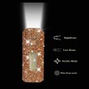 Pink Flashlight for Girls Rechargeable Flashlights Bling Diamond Rhinestone Camping