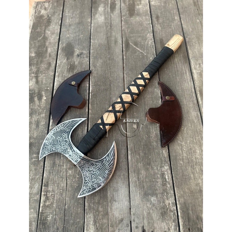 MDM-Ax106 24'' Double Headed Axe | Double Sided Axe Dane