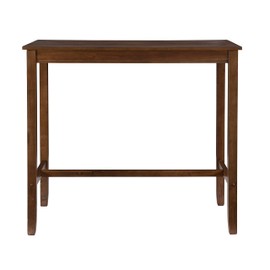 Linon 42 inch Height Pub Claridge Table, Rustic Brown Bar