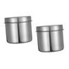 CIYODO Pack of 2 Stainless Steel Storage Tank, Home Storage