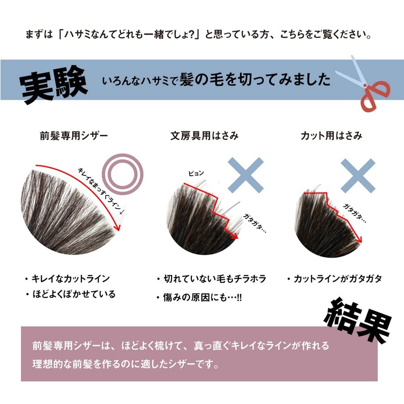 U-REALM Original Collaboration Bangs Only Scissors (5.0 inches)