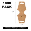 1000 Pack Jewelry Display Cards - Necklace, Bracelet & Choker