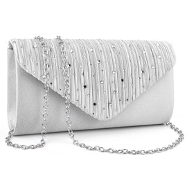 TINDTOP Evening Clutch Purses for Women Handbags for Formal Wedding Party Cocktail Prom Crossbody Shoulder Envelope Bag