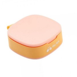 Daily Pill Box Portable Pill Box Pill Case Pink mountain climbing 2ea