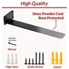 12 Inch Shelf Brackets, 8 Pack Floating Shelf Bracket, 1/5”