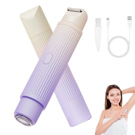 Intimrasierer für Frauen,2-in-1 Elektrischer Rasierer Damen Intimbereich, Silky Splash Rasierer, Damenrasierer Elektrisch, Dual Head Shaver Rasierer, Rasierer Damen