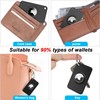 PAIFIEVD Airtag Case Wallet Air Tag Keychain TPU Ultra Thin
