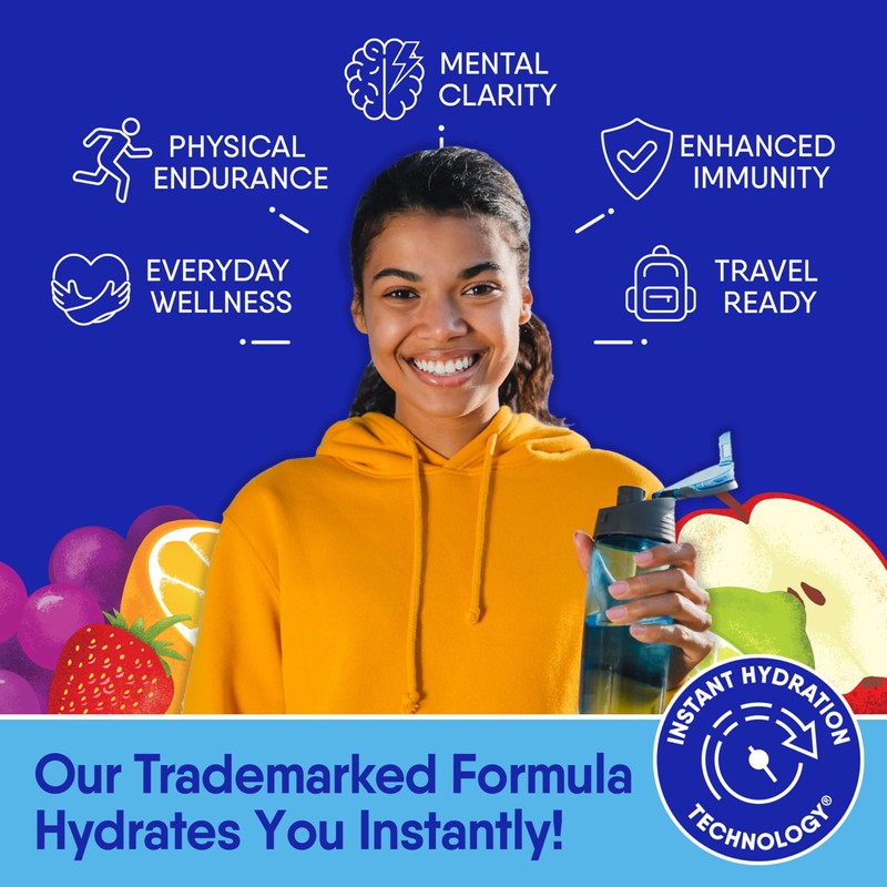 GoHydrate Low Sodium Electrolytes Powder Packets Sugar Free - Instant