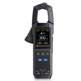 DewinLVD Clamp Meter, AC DC Clamp Multimeter, Digital Current Meter with LED Lighting, Current Meter, 10000 Counts, Clamp Meter, Measures Resistance, Capacity, Voltage, Current, Temperature, Frequency
