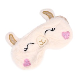 Anneome Sleeping Eye Mask Alpaca Design Weighted Eye Mask Blackout Blindfold Comfortable for Women Girls