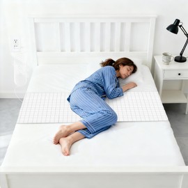 NIULAFR Grounding Sheets, Grounding Flat Sheet 35"x90", Earth Connected Sheet for Better Sleep (White, 1 Pack)