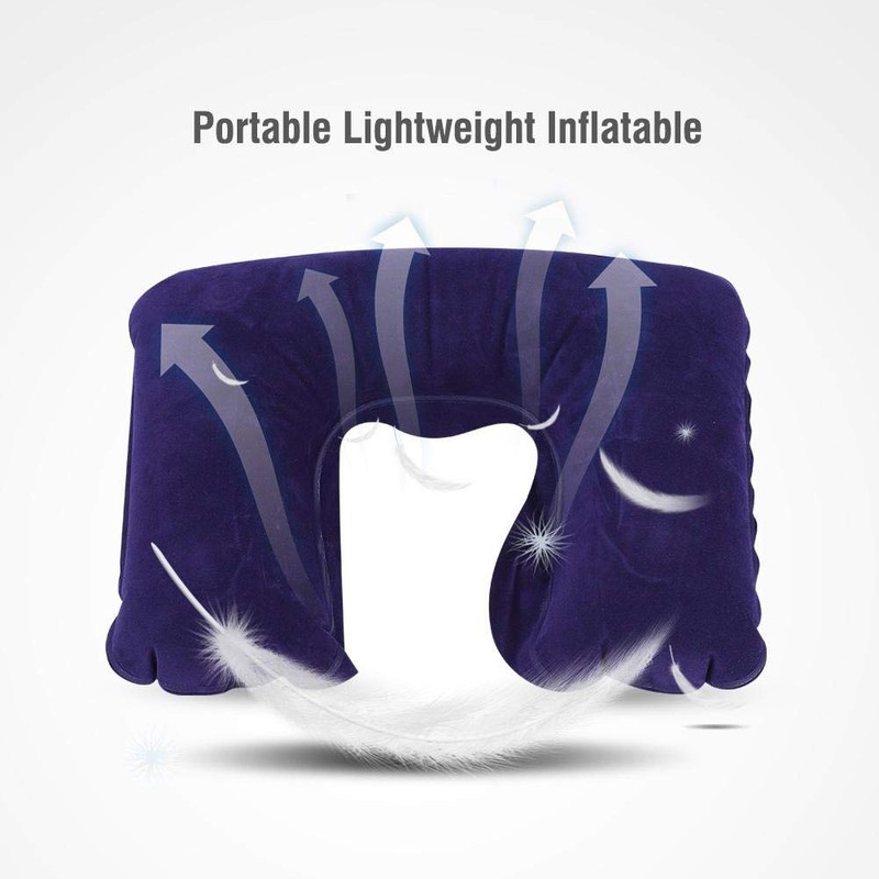 Elprico U-shaped pillow, leak-proof, soft and comfortable, exquisite portable neck