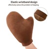 FUZVOL Self Tanning Mitt,Velvet Tan Mitt,Double Sided Fake Tan Mitt