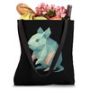 Low Poly Degu Geometric Modern Style Tote Bag