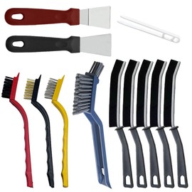 Spaltreinigungsbürste, 12 Stücke Fugenbürste, Eckenreinigungsbürste Fugenreinigungsbürste Eckenreinigungsbürsten für Badezimmern Küchenspülen