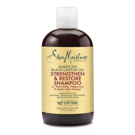 Color Luxx Shea Moisture Shampoo Fortalecedor Jamaican Black Castor Oil