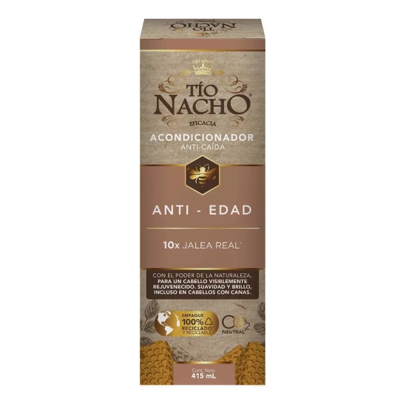 Tío Nacho Acondicionador Tio Nacho Anti Edad 10x Jalea Real