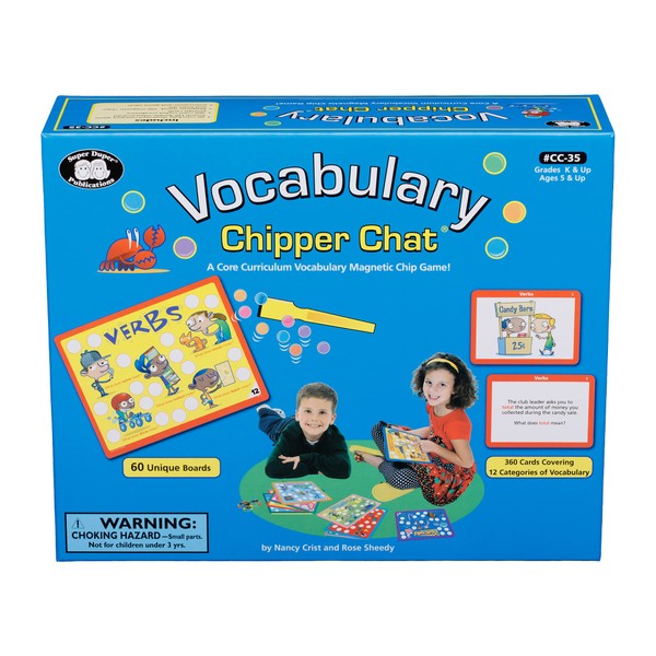 Super Duper Publications | Vocabulary Chipper Chat® Magnetic Game |