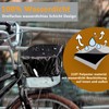 Frelaxy Bicycle Basket Cover Waterproof with Reflective Strips, Rain Cover