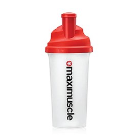 Maximuscle | Original Screw Cap On The Go Protein Shaker for Working Out | Pro-Athletes Reusable Bottle with Easy-Pour Opening - 700ml