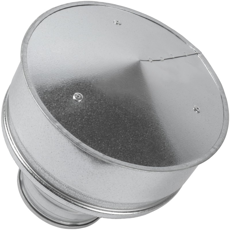 Vent Systems 4" Inch Round Roof Vent Cap – Galvanized