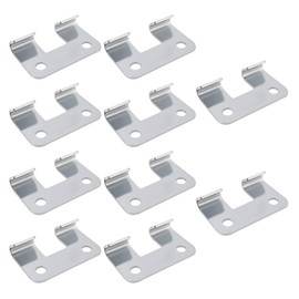 The Lord of the Tools Pack of 10 Detachable Hinge Replacement Part Chrome Metal Detachable Hook Off Hinges Suitable for Instrument Cases Flight Case, Silver