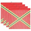 sourcing map Safety Flags, 18x18 Inch Warning Safety Flag with