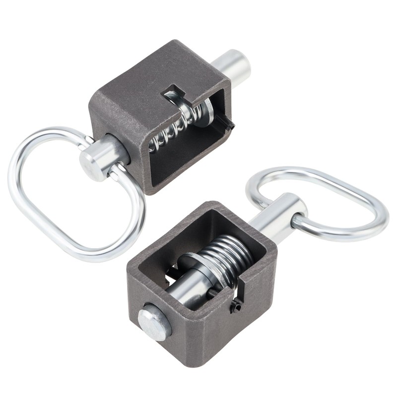 HOJLKLD Spring Latch Lock, Heavy Duty Weld-On Spring Loaded Latch