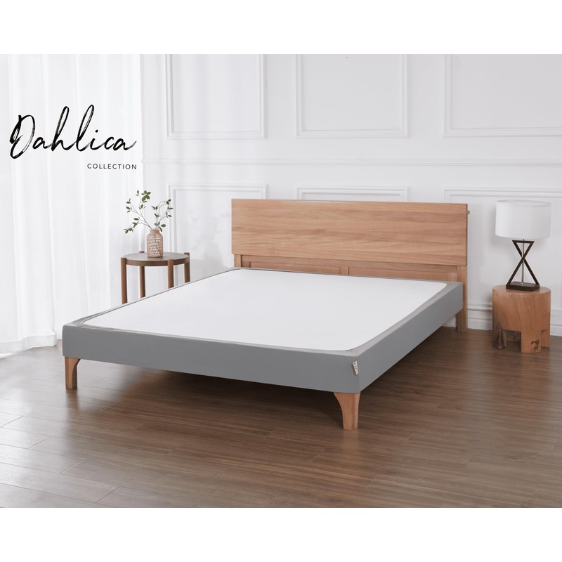 Dahlica Bed Base Cover 140 x 190 cm Beige –