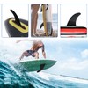 yuejuhe Removable Surfboard Fin, Universal Nylon SUP Fins with Screws