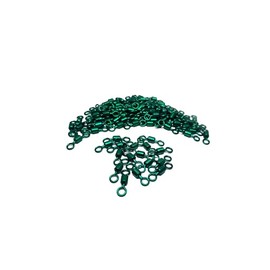 Sea fishing extra strong metallic green power swivels (1/0# Pack of 100)