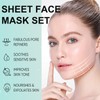 ARCHIDATE Women's Smooth Skin Leaf Face Mask
