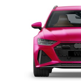 VViViD Pink Magenta Satin Chrome Metallic Finish Vinyl Wrap Film Roll Sheet DIY Easy to Use Air-Release Adhesive (1.48ft x 5ft)