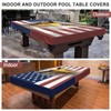 Pool Table Cover, Waterproof & Dustproof Outdoor/Indoor Pool Table Accessories，Billiards