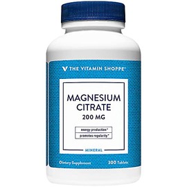 Magnesium Citrate 200mg Tablets, Magnesium Supplement as Citrate for Muscle Relaxation - Supports Nerve, Heart and Muscle Function - Boosts Energy... 