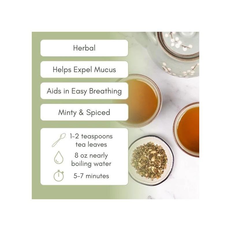 Organic Congestion Relief Tea - 2 oz Bag (approx. 30