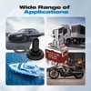 Momentary Toggle Switch,Malicele DPDT 6 Pin (ON)-Off-(ON) Waterproof 30A 12V