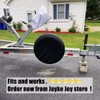 Spare Tire Cover, Black Wheel Cover Waterproof PVC Leather Dust-Proof