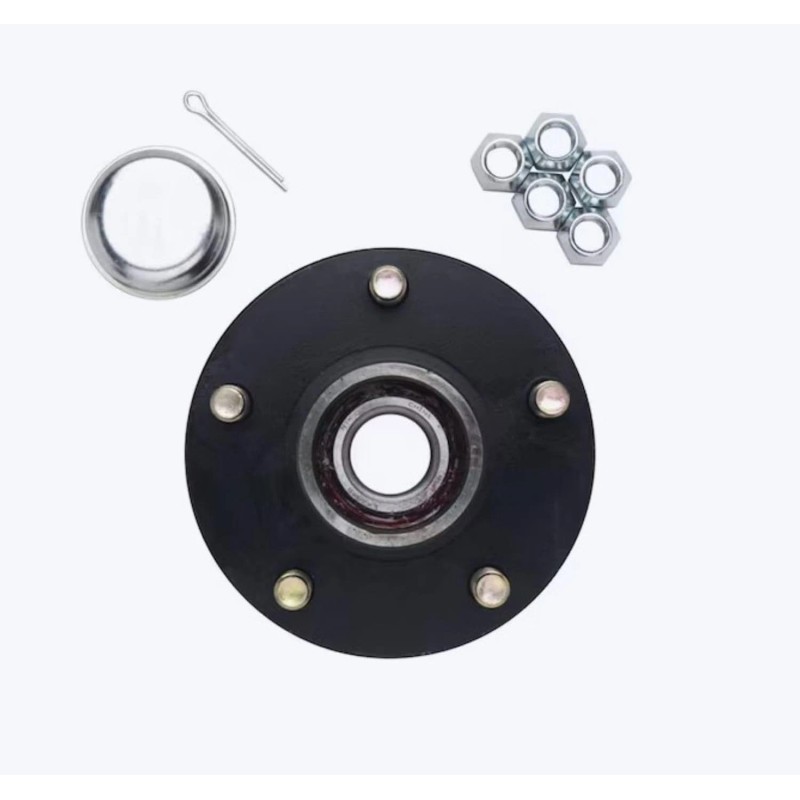 Carry-On Trailer 5-Bolt Hub Assembly with 1-1/16-In Bearings 1,250lb Weight